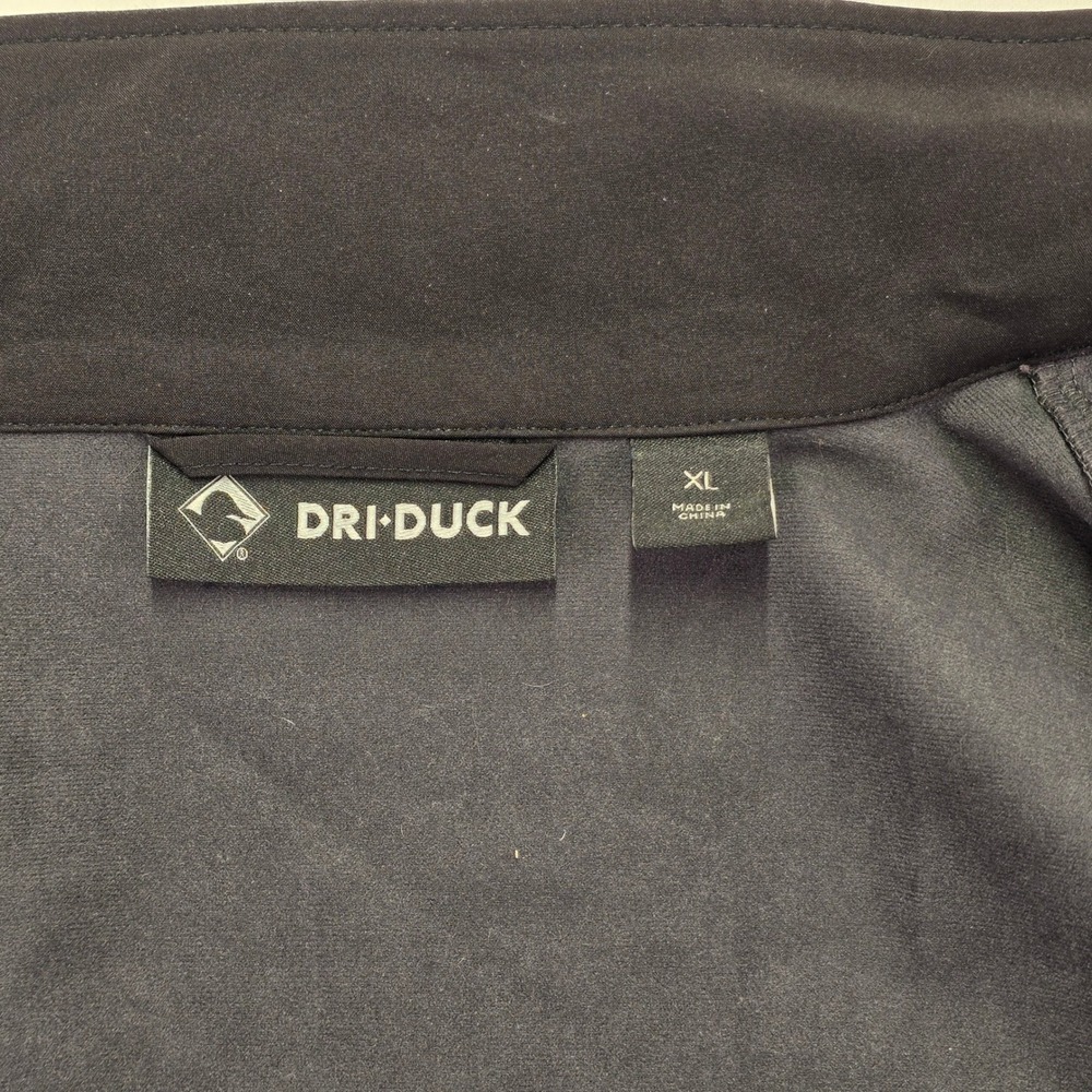 DRI DUCK Mens Black‎ DDX Softshell Jacket Full Zip XL - Picture 11 of 14